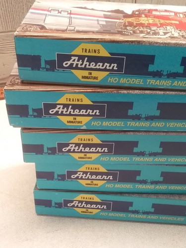 (5) Athearn HO CN Canadian National 86' HI Cube 4 & 8 Door Boxcars 2973 2941 new - Picture 5 of 17