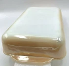 Vtg Anchor Hocking Fire-King Peach Lustre 1 1/2 Quart #410 Casserole