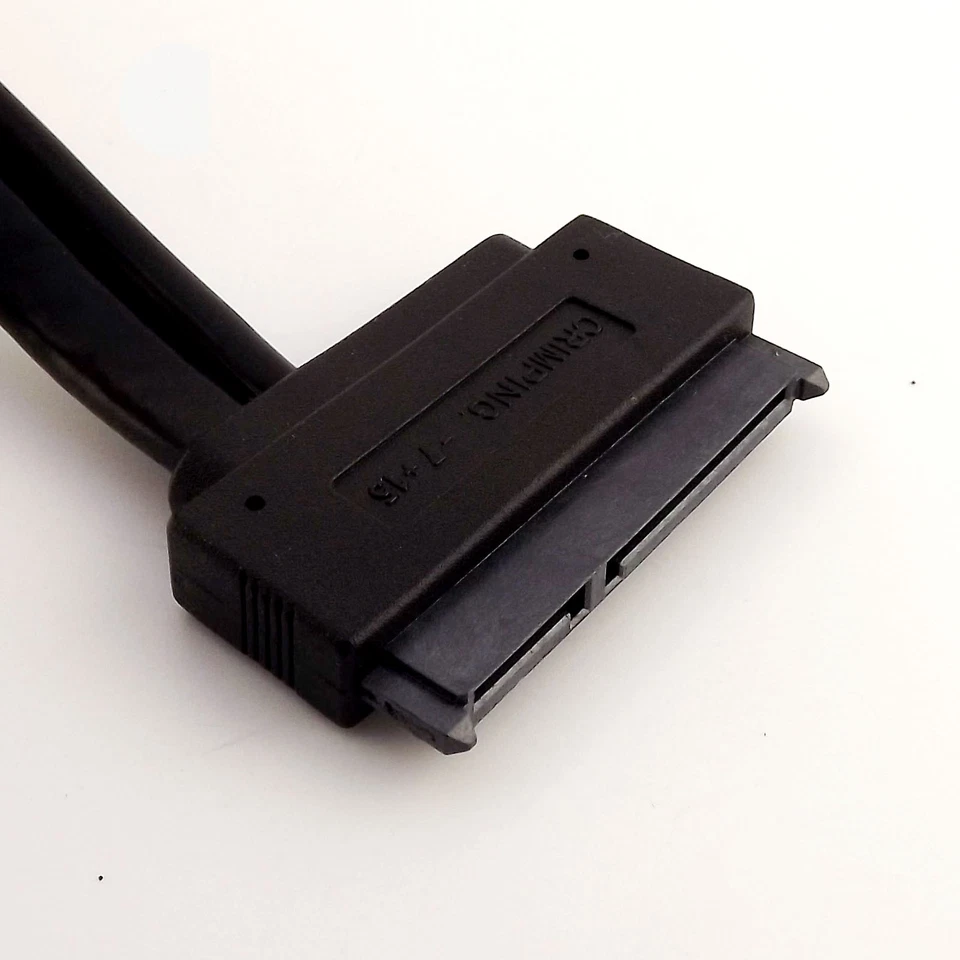 12V 5V Power eSATA USB 2.0 Combo to 22 Pin SATA Adapter 2.5 3.5 Inch Hard Disk - Image 3 of 4