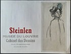 Affichette Steinlen Musée du Louvre Cabinet des dessins 1968