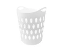 New  Plastic Laundry 50L Basket Home Clothes Washing Large Flexible Basket Tall