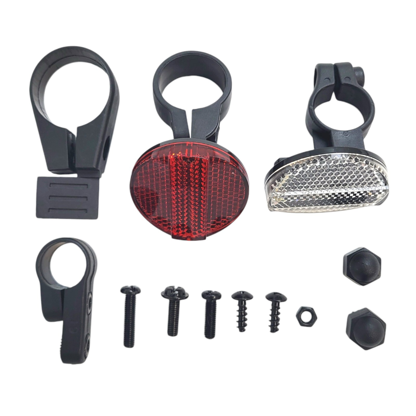 GT Bicycles BMX Bicycle Chain Guard 18" Long Smoke Gray Plastic + Reflector Set