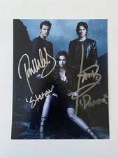 IAN SOMERHALDER & PAUL WESLEY Duo In Person Signed Autograph 20x25cm Vampires