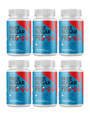 Free Sugar Pro   Support for Blood Health and Daily Well-Being - 6 Bottles
