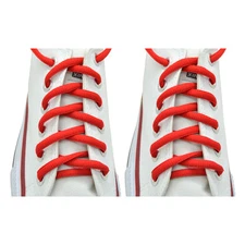 2 Pairs Oval 36",45" Athletic Sports Sneaker "Red" Shoelace Strings