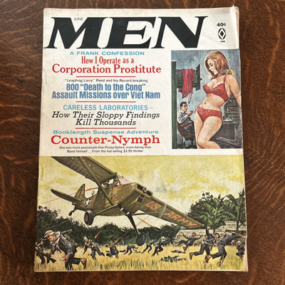 Men Magazine June 1966 Unique! Extremely Rare!!