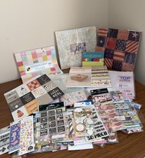 Scrapbooking Supplies Lot 110 Pieces
