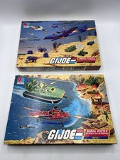 Vintage GI Joe Mural Puzzle #2 and #4 each ha...