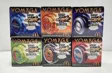 Yomega XBrain and Firestorm Yo-Yos New Complete Sealed Set of 6 McDonald  s READ