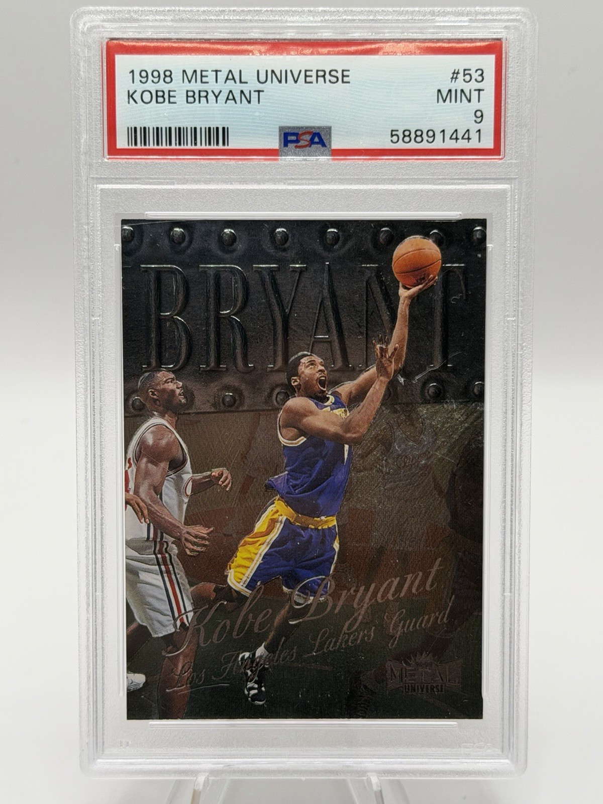 1998 Skybox Metal Universe Kobe Bryant #53 PSA 9