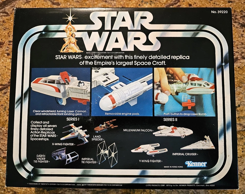 Kenner Star Wars Y-Wing Fighter 1979 metal fundido sellado como nuevo alta calidad Foto 2 de 4