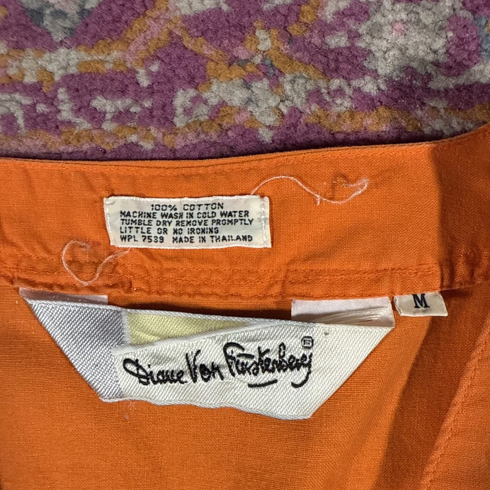 Mono Vintage Diane Von Furstenberg Naranja Talla Mediana De Colección  Foto 2 de 4