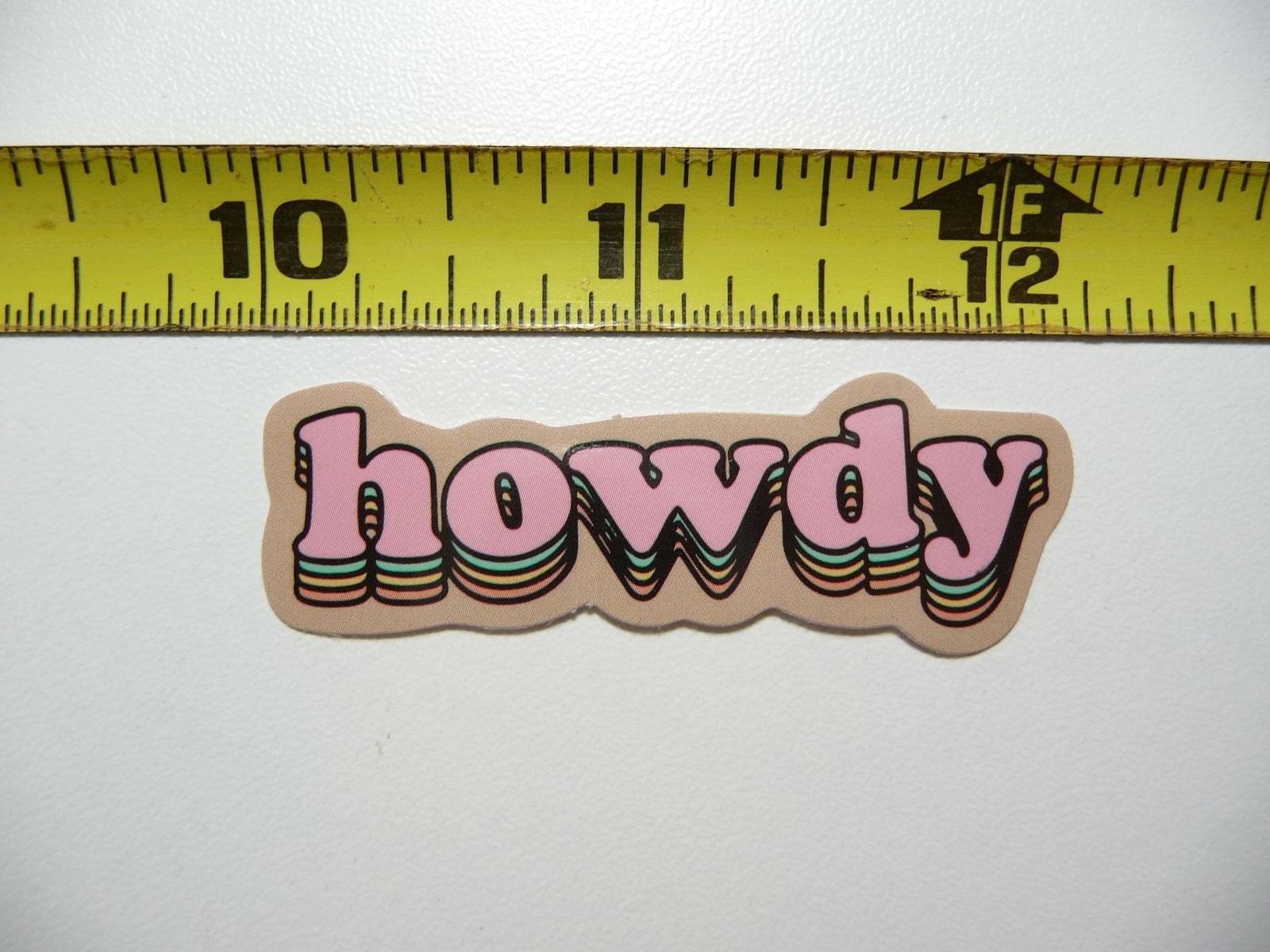 Howdy Positive Motivational Decal Sticker for Daily Inspiration