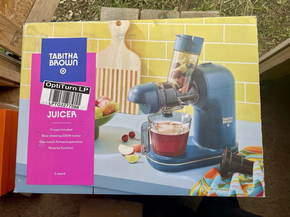 Exprimidor de masticación eléctrico azul verdoso oscuro - marrón Tabitha Foto 2 de 2