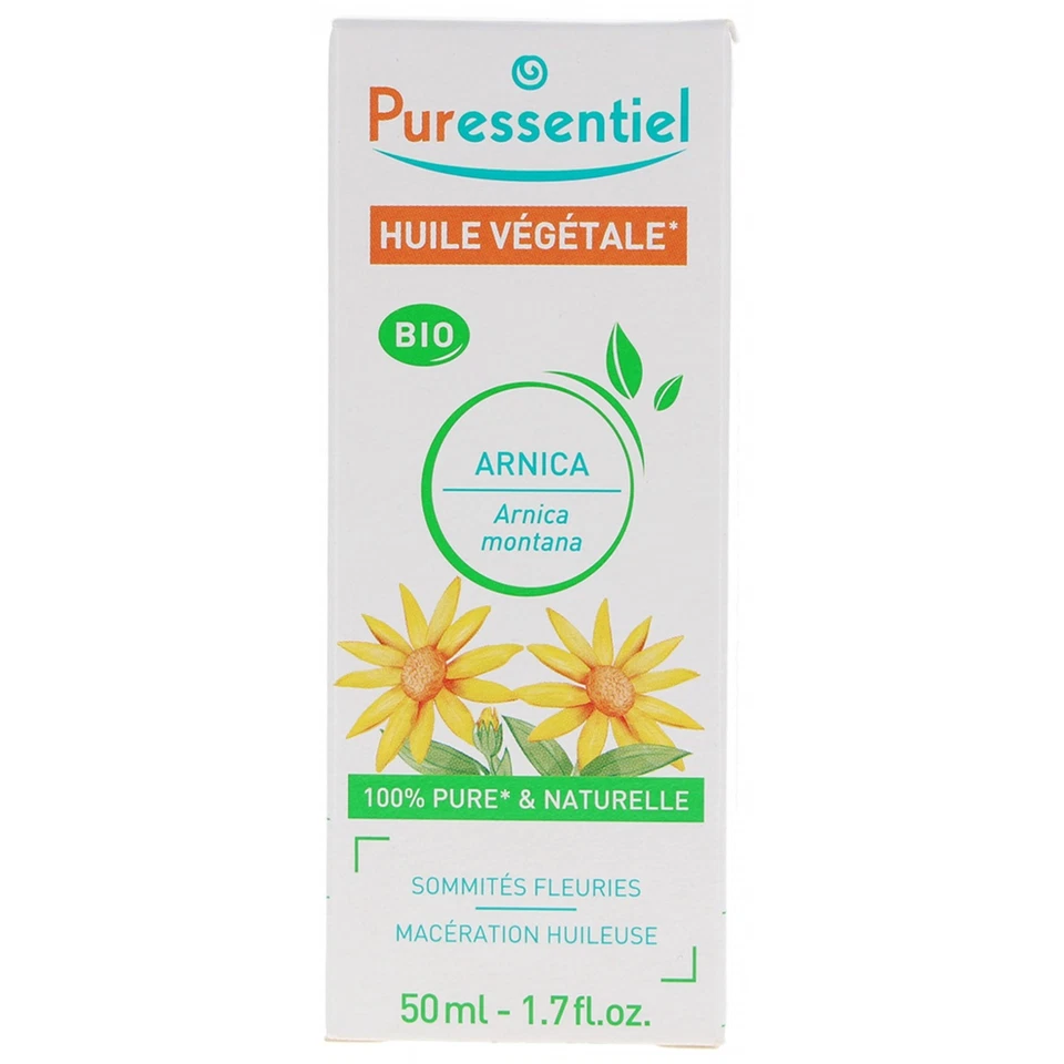 MARKENLOS Puressentiel Arnika (Arnica Montana) Pflanzenöl Bio 50 ml ist ein 100% reines un