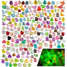 210Pcs Mini Resin Animals Variety Tiny Animals Figures Miniature