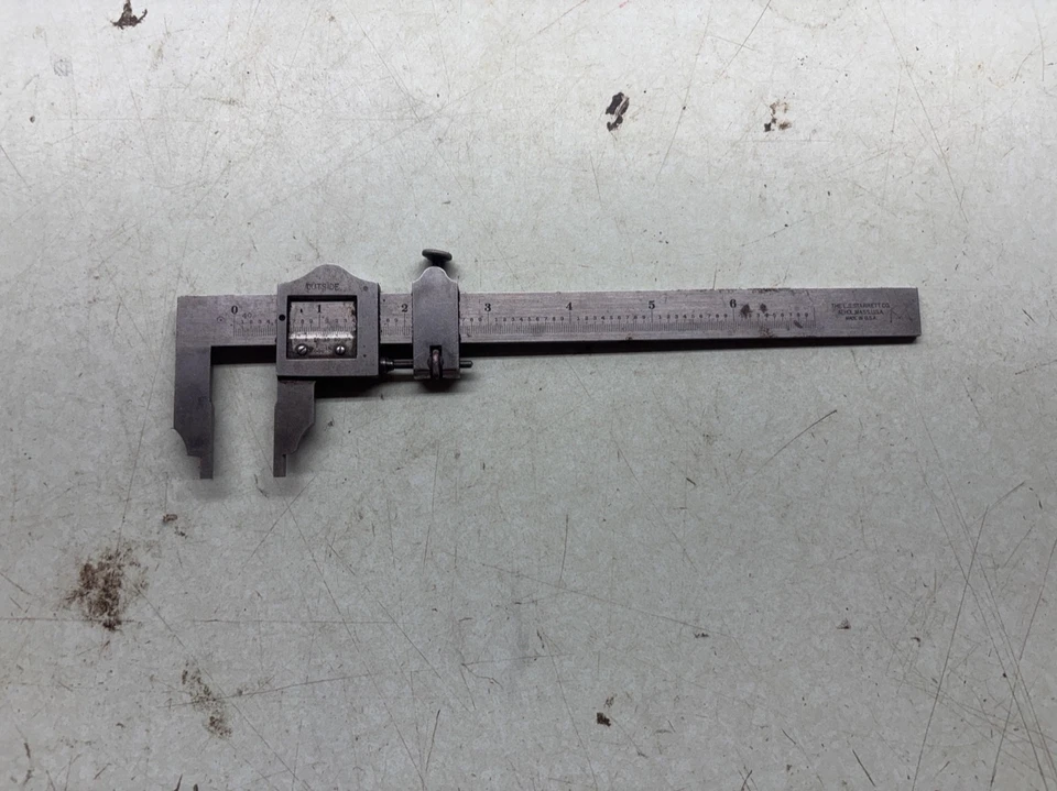 STARRETT & MITUTOYO Vernier Calipers Vintage Machinist Tools - Image 2 of 4