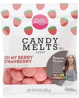 Rosanna Pansino Wilton Candy Melts Flavored 8oz Oh My Berry Strawberry
