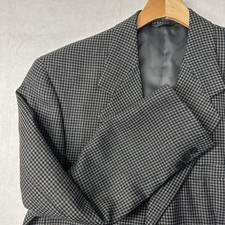 Bert Pulitzer Mens Houndstooth Blazer Size 40R Wool Blend Sport Coat Jacket