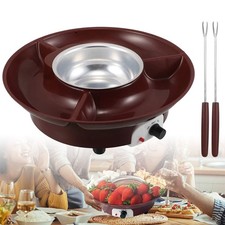 Electric Chocolate Fountain Fondue Machine Set for Parties Weddings & Events
