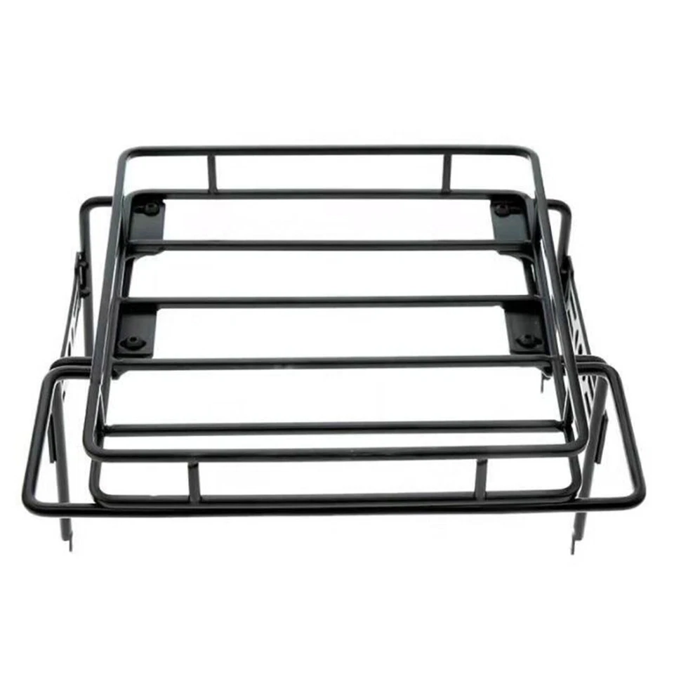 Metal Luggage Carrier Roof Rack for 1/10 RC SCX10 90046 D90 Wrangler Crawler Car - Image 4 of 4