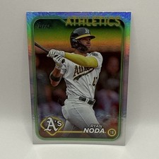 2024 Topps Series 2 Ryan Noda Rainbow Foil #404 Oakland Athletics