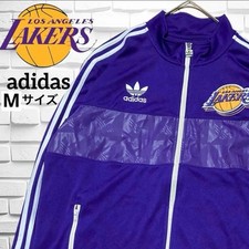 adidas Originals Lakers Track Jacket M Purple Yellow NBA Rare
