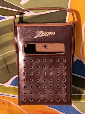 ZENITH - Transistor Radio Carrying Case with strap ONLY - NO RADIO