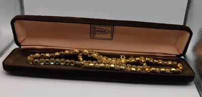 Walker and Hall Halskette und Armband Set Vintage verpackt