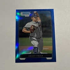 Kenny Faulk 2012 Bowman Chrome Prospects Blue Refractor #BCP205 Tigers /250