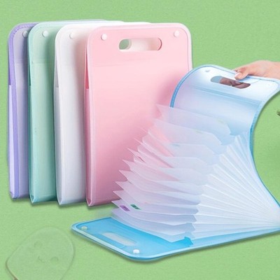 A4 13 Taschen Datei Organizer Macaron Ordner Dokument Aufbewahrungstasche Büro Schule