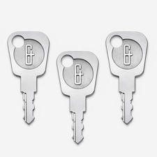 3 Pack Fab and Fix Connoisseur Window Key KWL40 EE15 for UPVC Window Handle