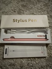 Pink Stylus Pen for Ipad. Apple Pencil with LED power Indicators Palm Rejection