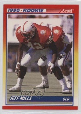 1990 Score 1990 Rookie Jeff Mills #653 b2t