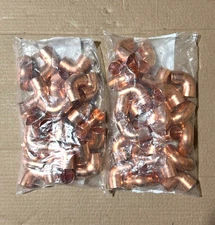 50 Pcs Nibco 607 3/4" Copper 90 Degree Elbow