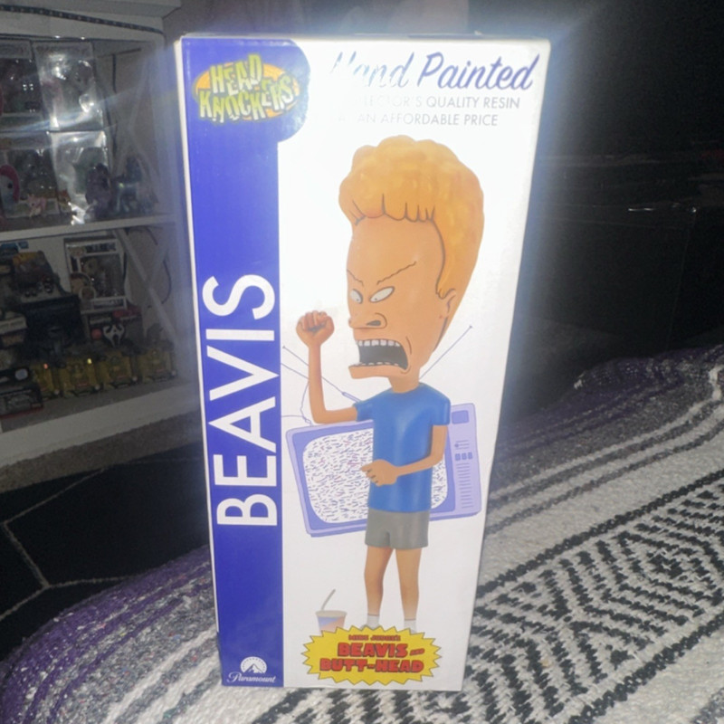 Head Knockers Beavis and Butt-Head Beavis Hand Painted Resin Bobblehead