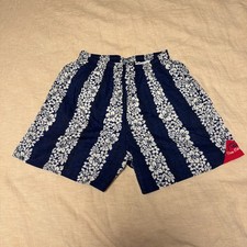 VINTAGE Quiksilver Boardshorts Medium Made in USA Swim Trunks Hawaiian Floral