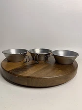 3 Vintage Stainless Steel Camping/Hiking Cup/Bowl ~ Unbranded- Sierra Style 8oz