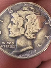 1916 d mercury dime