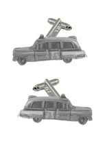 refA12 Caddy Ambulance 1950's  classic car 3D cufflinks classic car gift boxed