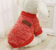 Warm Winter Dog Clothes Soft Fleece Jacket Pet Coat Sweater Puppy Cat Jumper USA