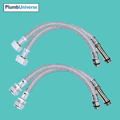 Viva 15mm x 1/2″ BSP Flexible Tap Connector 500mm Long SSH1/A