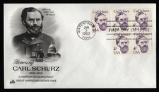 #1847 4c Carl Schurz, Art Craft FDC **ANY 5=FREE SHIPPING**