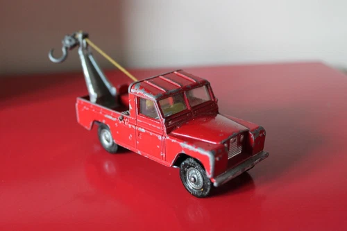 Corgi Toys 4.5” LAND ROVER 109” WB BREAKDOWN Red VINTAGE Diecast Car No:417