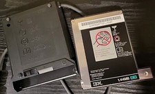 IBM FRU 05K6187 External Floppy Disk Drive With Cord Black