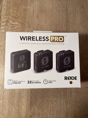 Rode Wireless Pro Compact Wireless Microphone System, Neu, Rechnung von Dez 23