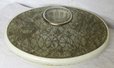 Vintage BORG Bathroom Scale MCM Retro Decor Works 1950's-60's Glass Bubble Dial