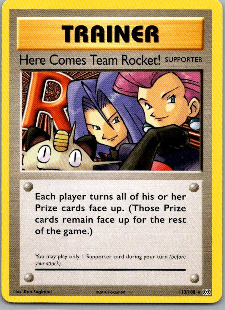 Trainer Card 英語版 5枚まとめ Team Rocket Set 2016 Trainer #113/108 Pokémon Team Rocket TCG XY Evolutions Non