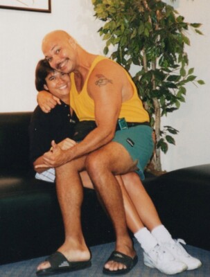 Handsome Men Embracing Cute Hugging In Loving Pose