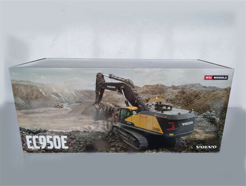 WSI FOR VOLVO EC950E WHITE Excavator 1/50 DIECAST Truck WSI FOR VOLVO EC950E WHITE Excavator 1/50 DIECAST Truck